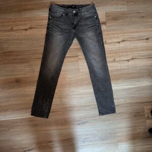 True Religion Dark Gray Skinny Jeans